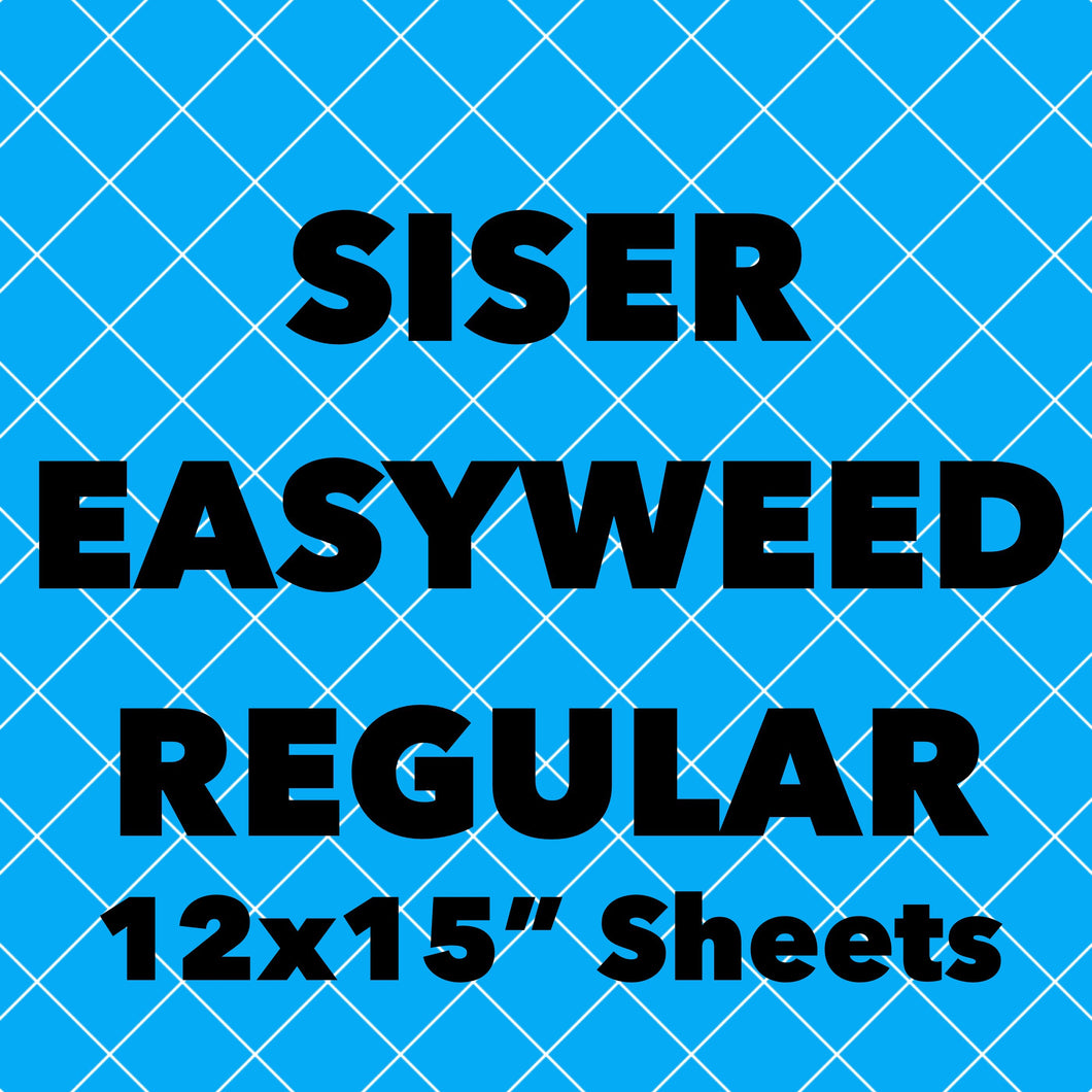Siser® EasyWeed® Regular HTV Sheets (12x14.75/11.8x15 actual size) - –  Sweet Home Vinyl